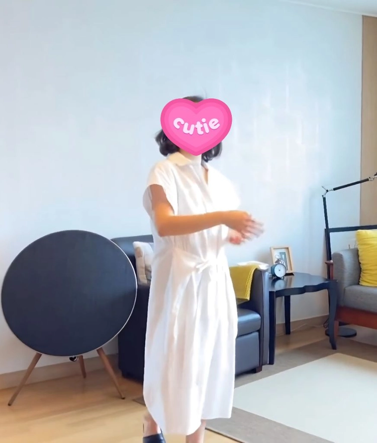 길트프리 화이트셔츠원피스 이미지