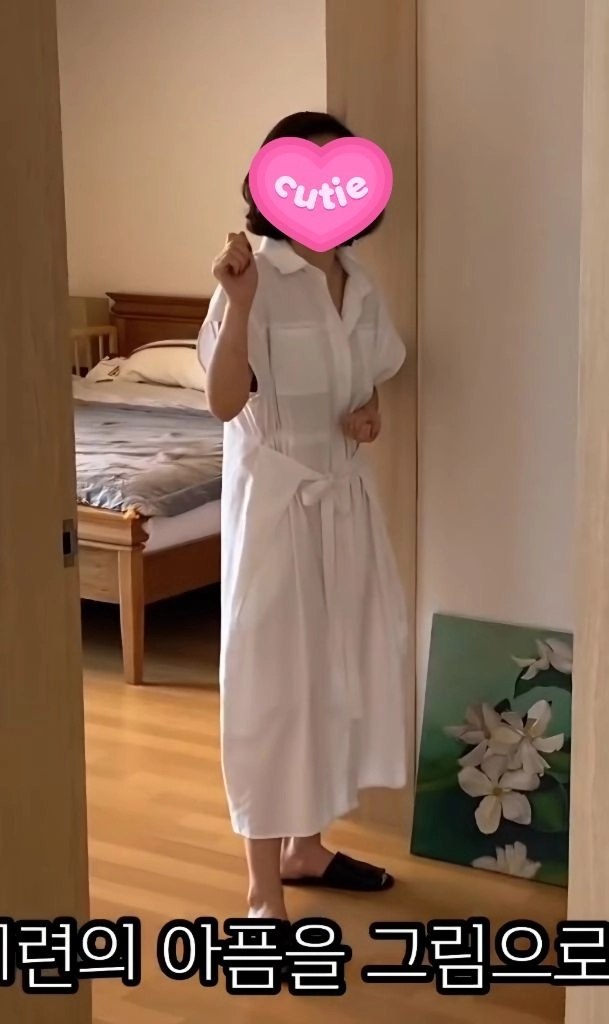 길트프리 화이트셔츠원피스 이미지