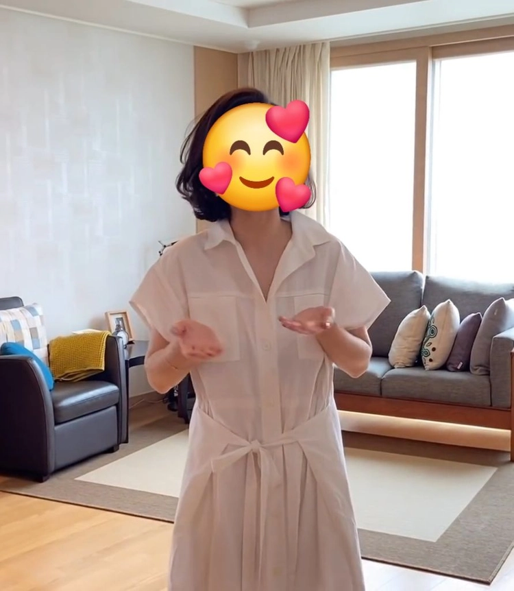 길트프리 화이트셔츠원피스 이미지