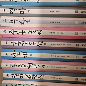 삼성출판사 중학교 및 고등학교 논술도움서 이미지