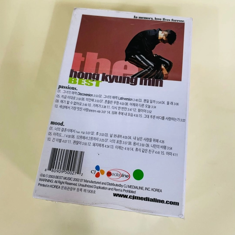 [미개봉/TAPE] 홍경민 베스트앨범 The Hong Kyung Min Best (1997-2002 History) 이미지