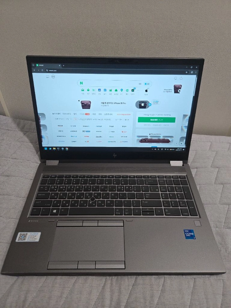 HP ZBook Fury 15 G8 / i7-11850H / T1200 / LTE - 안심되는 중고거래