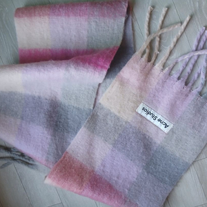 Acne Studios 아크네 체크 머플러 이미지