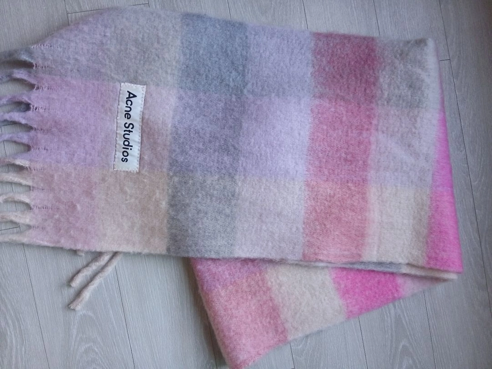 Acne Studios 아크네 체크 머플러 이미지