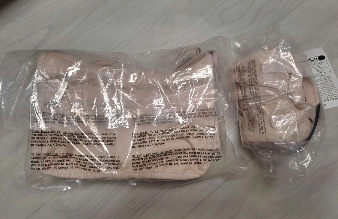 레스포삭 피치블러쉬 스몰 에브리데이백 마이크로 롤참 세트 새상품 이미지