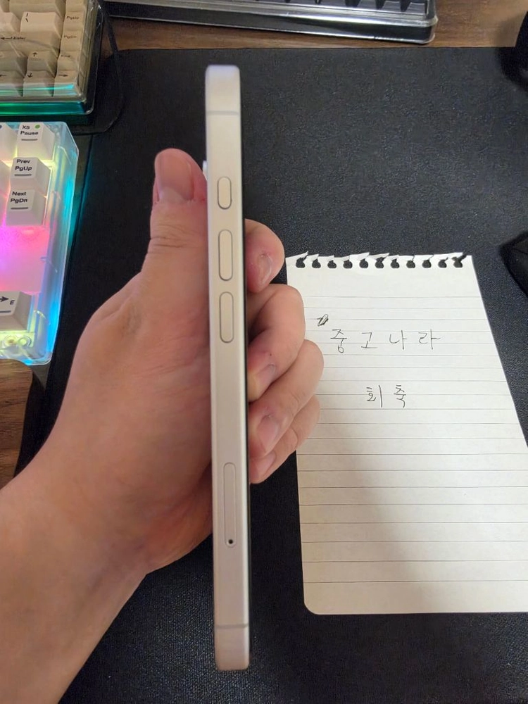 아이폰 17 화이트 256GB 자급제 이미지