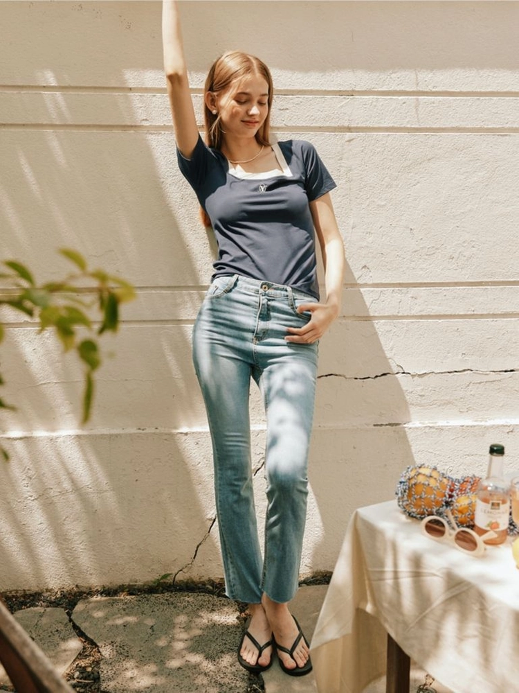 유어네임히얼 Y22-02 summer 데님 xl +8cm 이미지