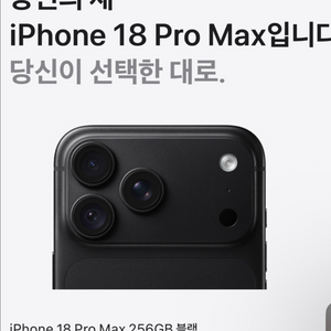 아이폰18프로맥스 블랙 256기가 팝니다 자급제 이미지