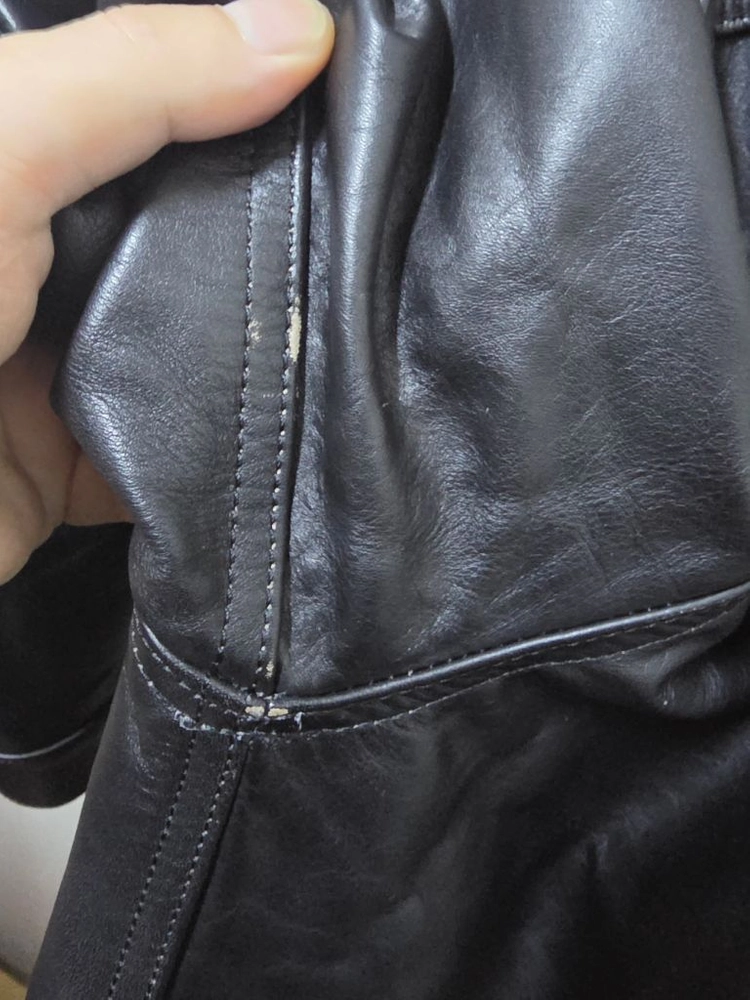 아웃스탠딩 10주년 1세대 대전판 카프스킨 가죽자켓 M사이즈 이미지