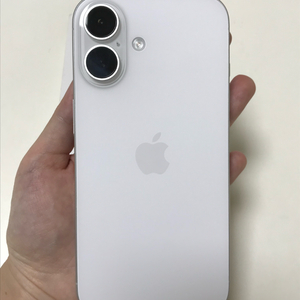 아이폰16 화이트 128GB 이미지