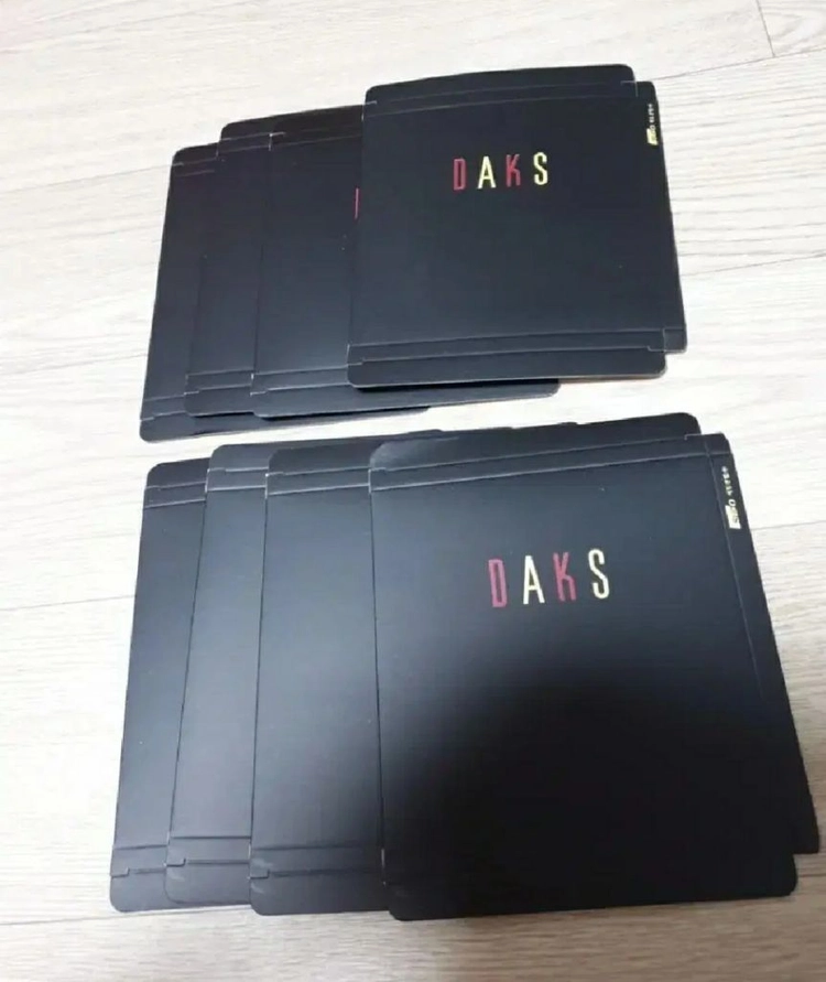 (새상품) 닥스,레노마 손수건 포장케이스 선물용기,포장곽,상자 이미지