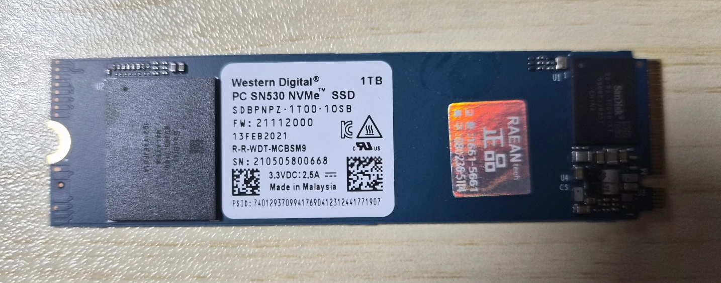 웨스턴 디지털 Western Digital NVMe SSD 1TB - 안심되는 중고거래