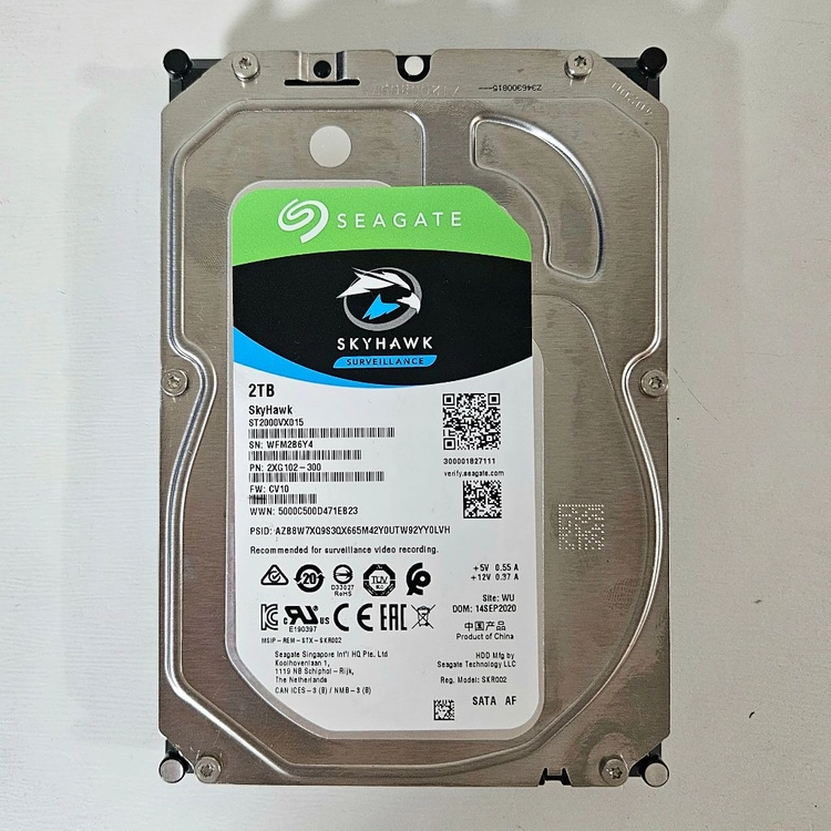 Seagate SkyHawk 5400/256M (2TB, ST2000VX015) 하드디스크 이미지