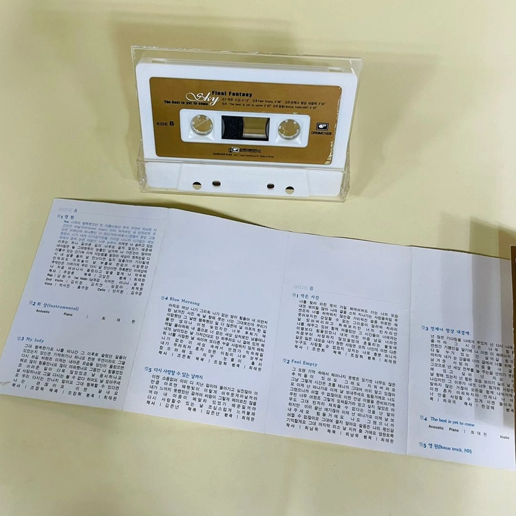 [중고음반/TAPE] 최진영 스카이 SKY 1집 Final Fantasy 카세트테이프 이미지