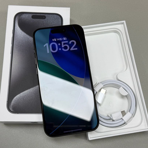 아이폰 15pro 128GB 블랙 이미지