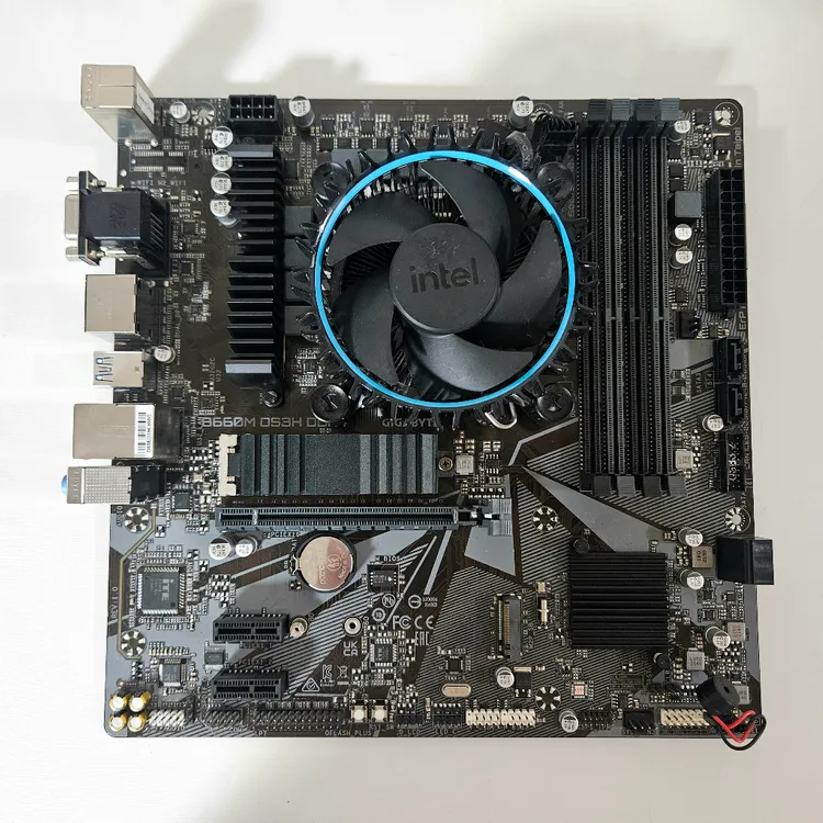 인텔 i5-12400F + B660M DS3H DDR4 이미지