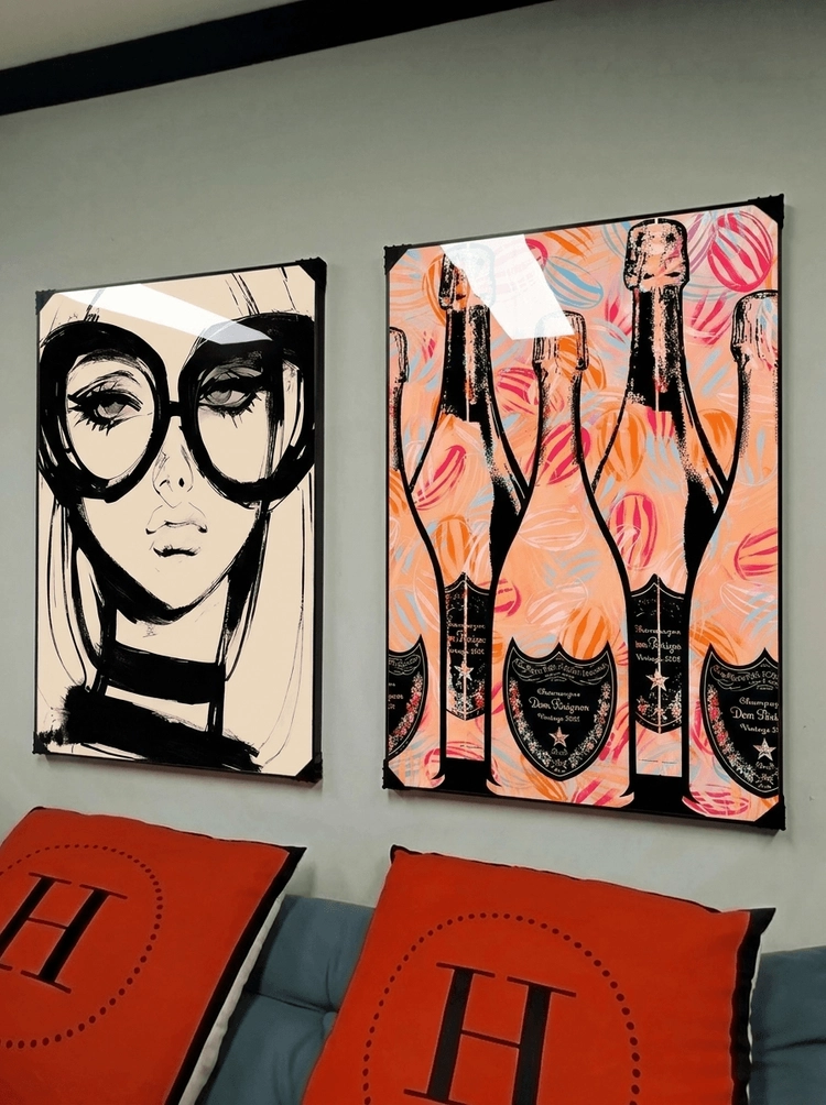 그림 액자 팝아트 인테리어소품 인물그림 인물액자 팝아트 인테리어소품 그림 액자 대형그림액자 거실인테리어 아트포스터 이미지