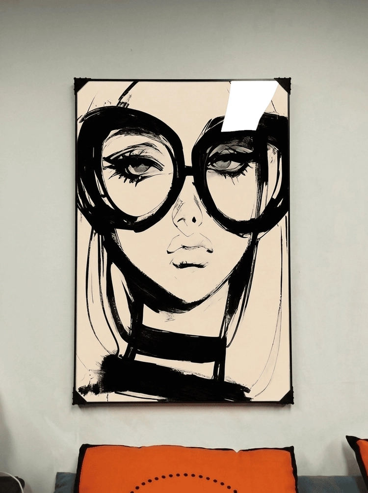 그림 액자 팝아트 인테리어소품 인물그림 인물액자 팝아트 인테리어소품 그림 액자 대형그림액자 거실인테리어 아트포스터 이미지