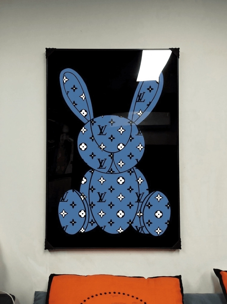 토끼 곰 그림 액자 팝아트 인테리어소품 개액자 대형그림액자 거실인테리어 아트포스터 캔버스액자 팝아트액자 이미지
