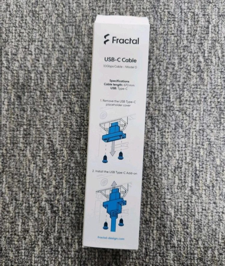 프랙틸디자인 USB-C 케이블 10Gbps Model D 이미지