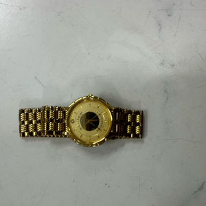 희귀 아놀드바시니 18K 골드크라운 스위스무브 32mm 남녀공용 골드 메탈시계 배터리교체 정상작동 빈티지워치 판매 이미지