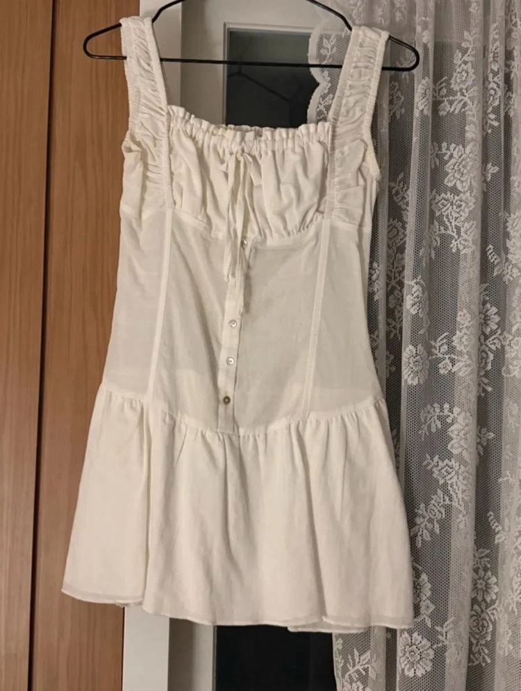 Frankies Bikinis) Christa Ruffle Mini Dress 이미지