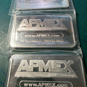 APMEX 실버바 10온스 이미지