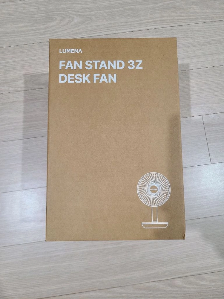 루메나 FAN STAND 3Z 스카이 화이트 데스크팬 이미지