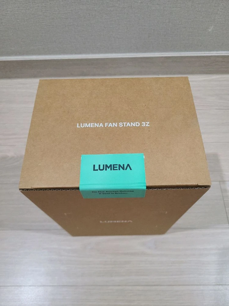루메나 FAN STAND 3Z 스카이 화이트 데스크팬 이미지