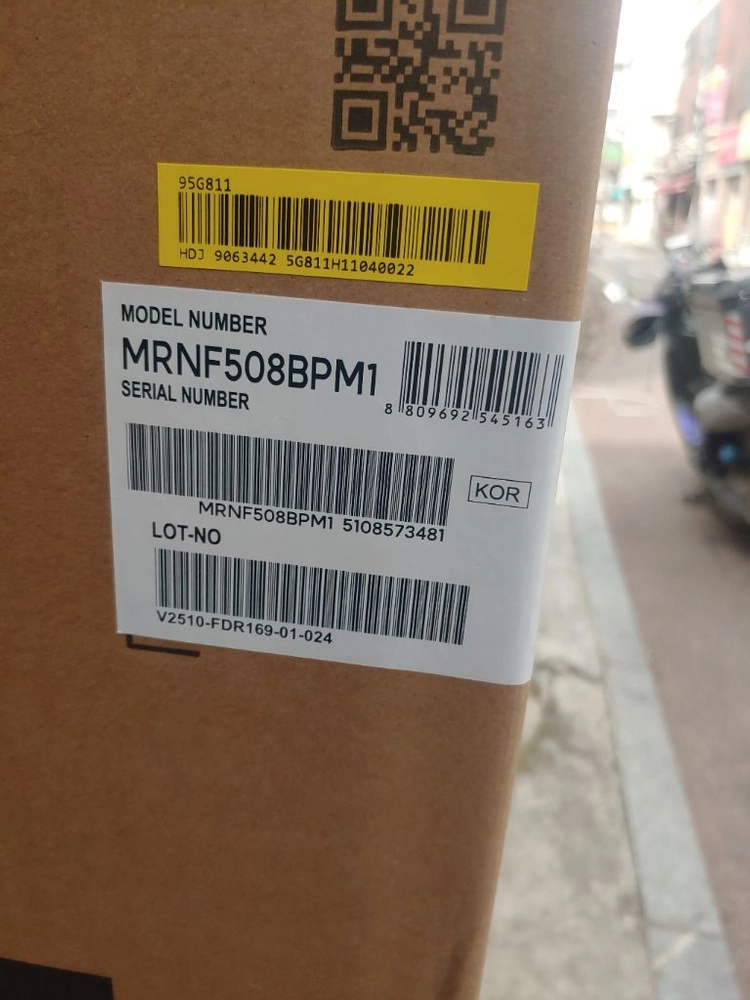 캐리어 508리터 mrnf508bpm1 새제품 팝니다.캐리어 모드비 4도어 냉장고 입니다. 이미지
