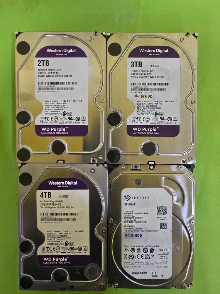 HDD하드 2TB,3TB,4TB 이미지