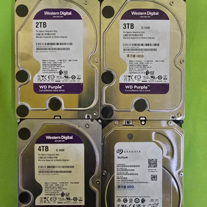 HDD하드 2TB,3TB,4TB 이미지