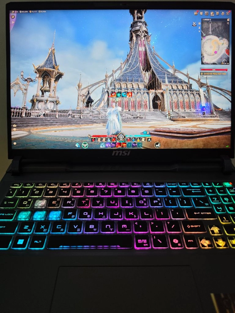 노트북 MSI 벡터 16 HX RTX 5070 Ti, 64GB, 1TB, Window 11 - 안심되는 중고거래