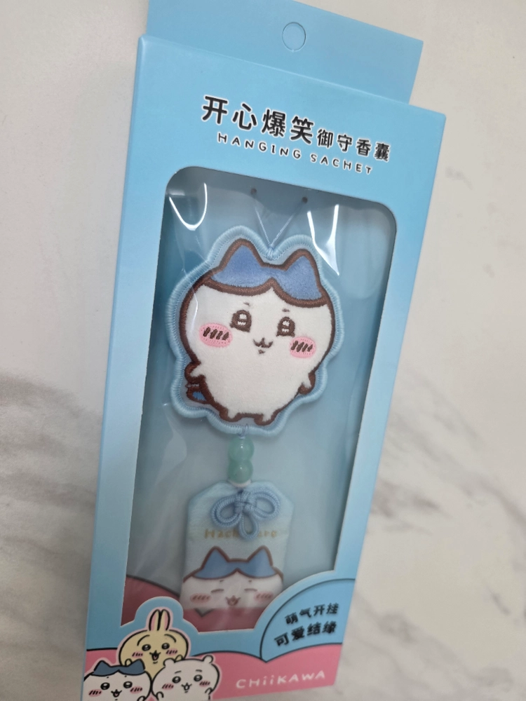 하치와레 미니소 오마모리 방향제 부적 향낭 키링 치이카와 이미지