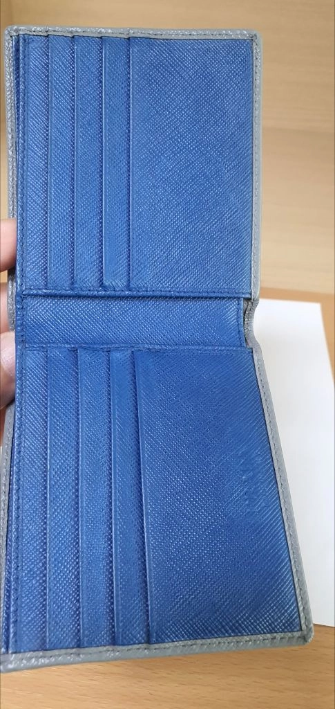 프라다 사피아노 반지갑 투톤 정품S급(영수증O)구찌프라다루이비통디올고야드샤넬셀린느보테가생로랑발렌시아가버버리가방 이미지