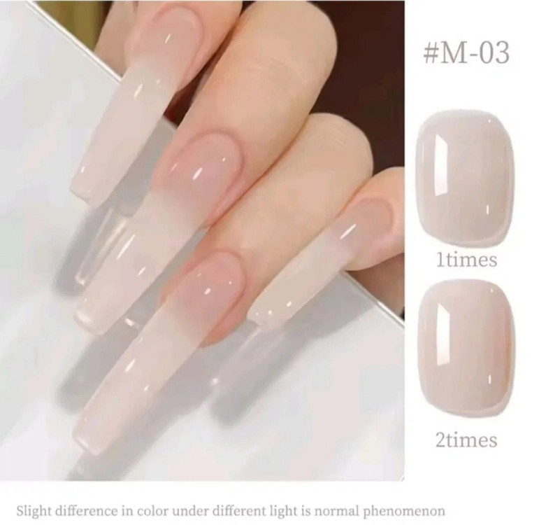 3_유리알 베이지톤 시럽젤 젤네일 15ml 이미지