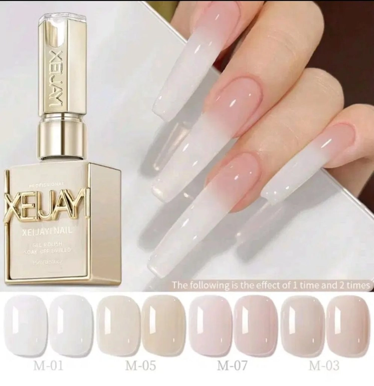 5_유리알 베이지톤 시럽젤 젤네일 15ml 이미지