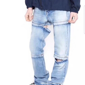발렌시아가 지퍼데님 34 판매합니다 이미지