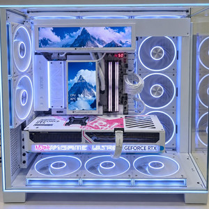 9800X3D X870E 5080 화이트 신품고급PC 이미지