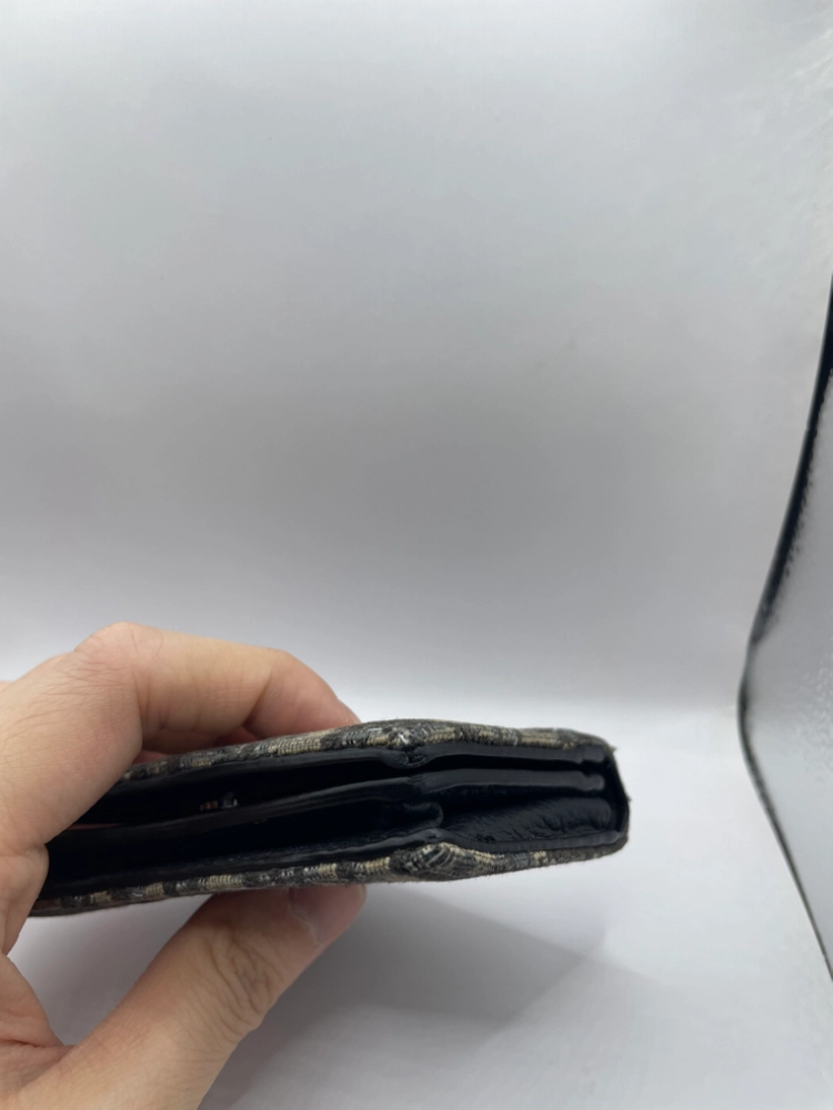 디올 오블리크 비즈니스 카드 지갑 베이지 이미지
