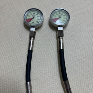 스쿠버프로 사이드마운트 게이지(숏호스 15cm 포함) 이미지