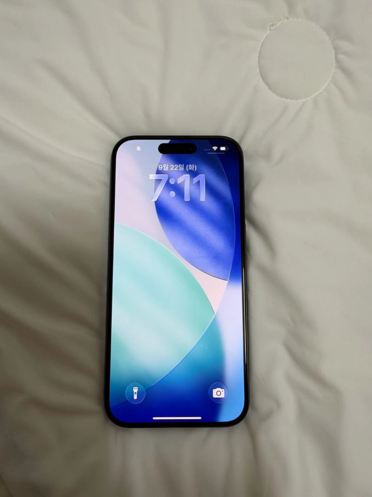 아이폰 15프로 블랙 128gb 이미지