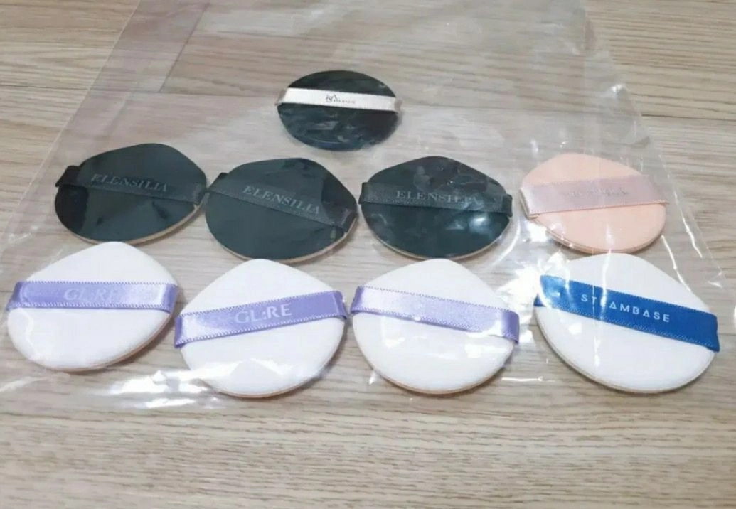 (9개 셋트) 퍼프, 리필 파운데이션 쿠션 퍼프, 이자녹스 엘레딜라 지엘리 등 이미지