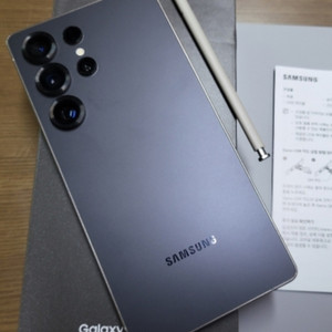 갤럭시 S25 울트라 Galaxy S25 Ultra SM-S938N 256GB(티타늄 블랙) 이미지