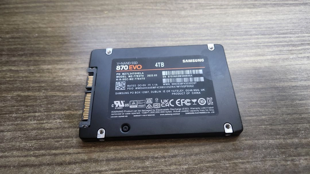 870 EVO 4TB 판매 이미지