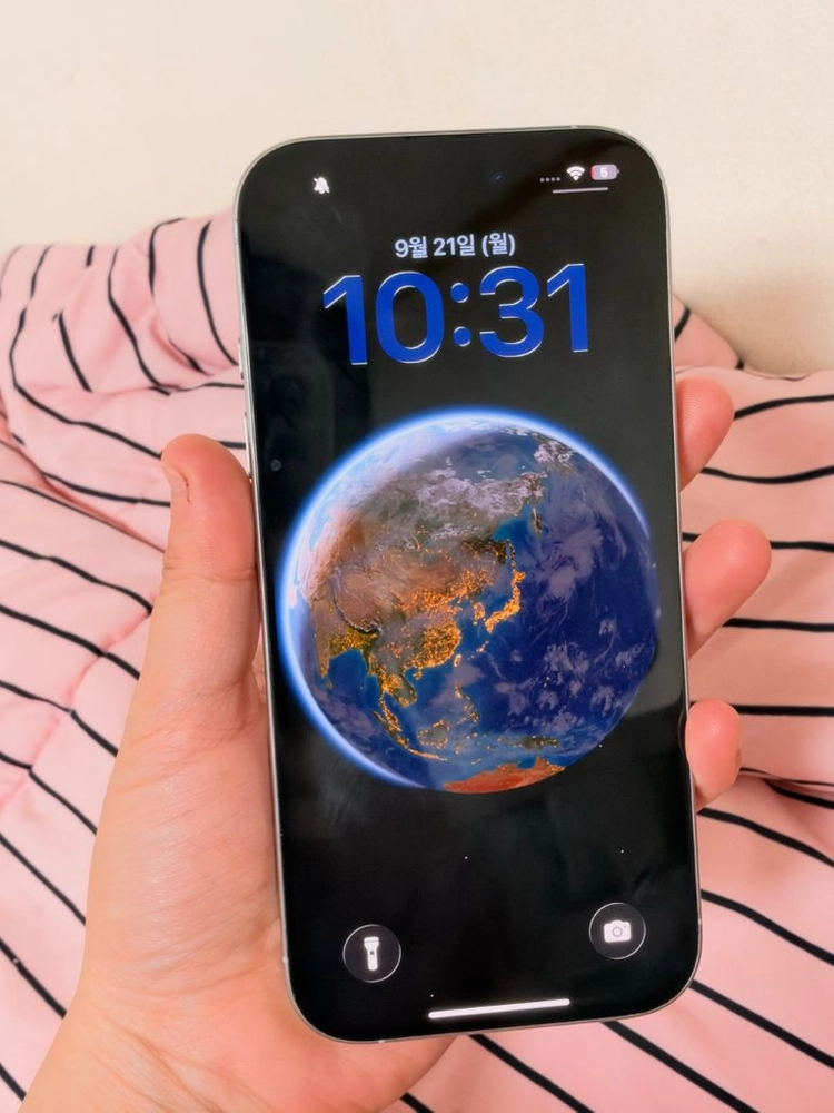 (해외판 무음)아이폰 16 Pro 256GB 화이트 티타늄 이미지
