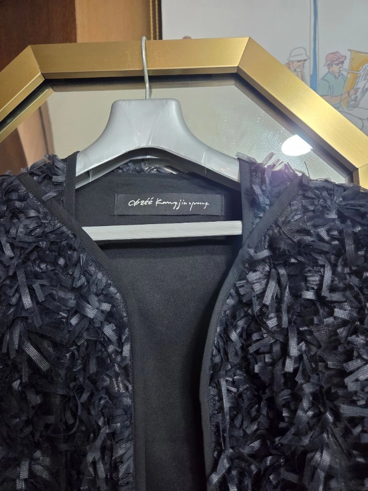 오브제퍼 트리밍 쟈켓코트 이미지