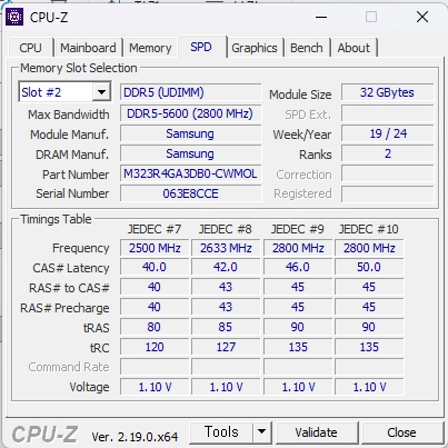 삼성전자 DDR5-5600 64GB (32GB x 2) 이미지