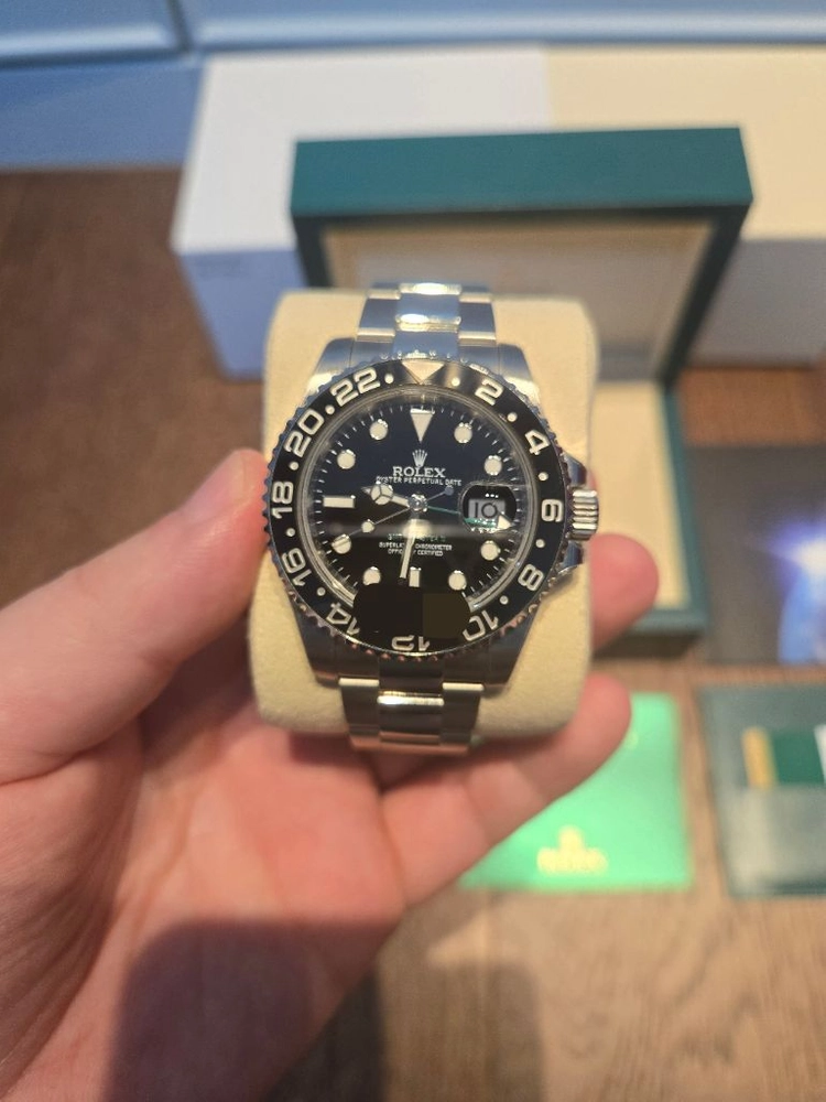 최종 (오버홀 완)롤렉스 GMT 마스터2 블랙 풀박스 이미지