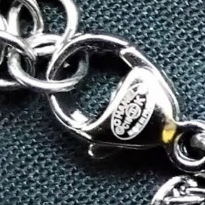 Chanel Pearl Necklace 진품 18금 Grey Metal 목걸이진주 18k Gold 샤넬cc로고 이미지